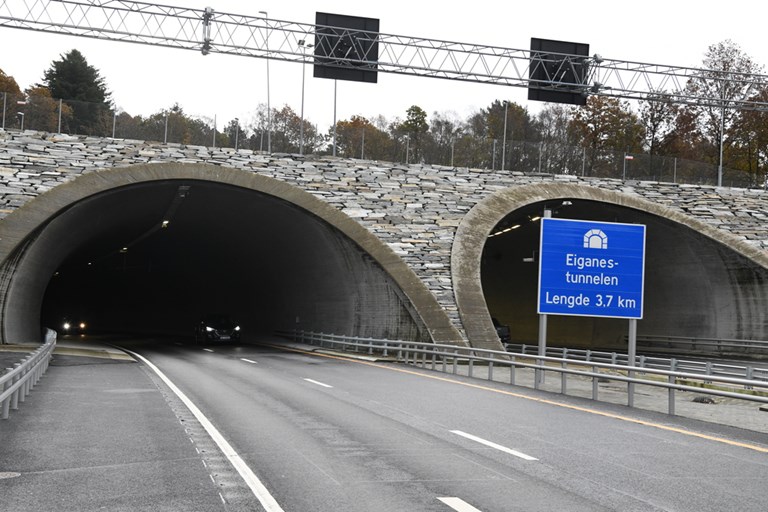 E39 Eiganestunnelen. Foto: Bård Asle Nordbø, Statens vegvesen