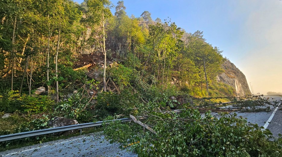 Det vil ta lang tid å sikre, rydde og reparere skadene etter jord- og steinskredet i Tvedestrand.