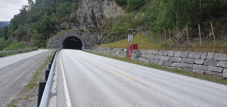 Rv. 13 Stedjebergtunnelen. Foto: Statens vegvesen