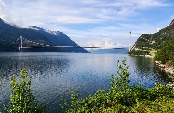 Illustrasjonsfoto - Hardangerbrua 