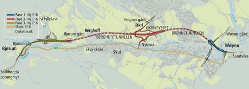 Kart over Isi-Bjørum