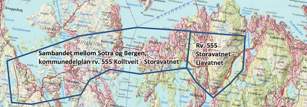 Parsellene i fastlandssambandet Sotra-Bergen
